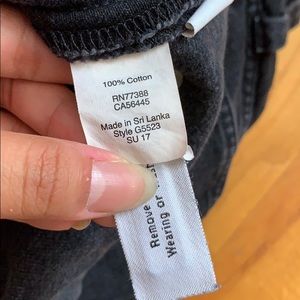 Madewell Skirts - Madewell black denim mini skirt size 25 Madewell Skirts - Madewell black denim mini skirt size 25